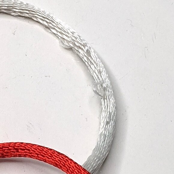 Kidada Disney Couture Tinkerbell Bambi Bracelet 14K Gold Plated Silk Red White - Picture 14 of 15